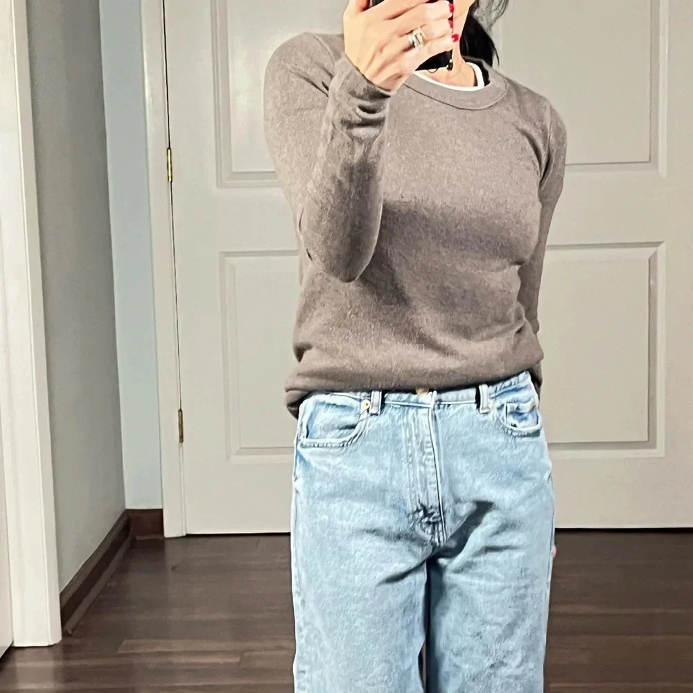 J.Crew 100% cashmere crewneck sweater size XS